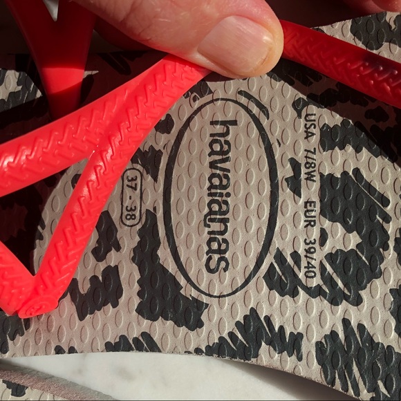 Havainas sandals sz 7/8 (37/38) - Picture 6 of 6